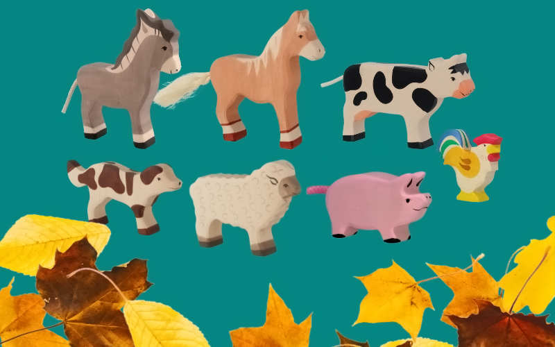 Holztiger farm animals on sale