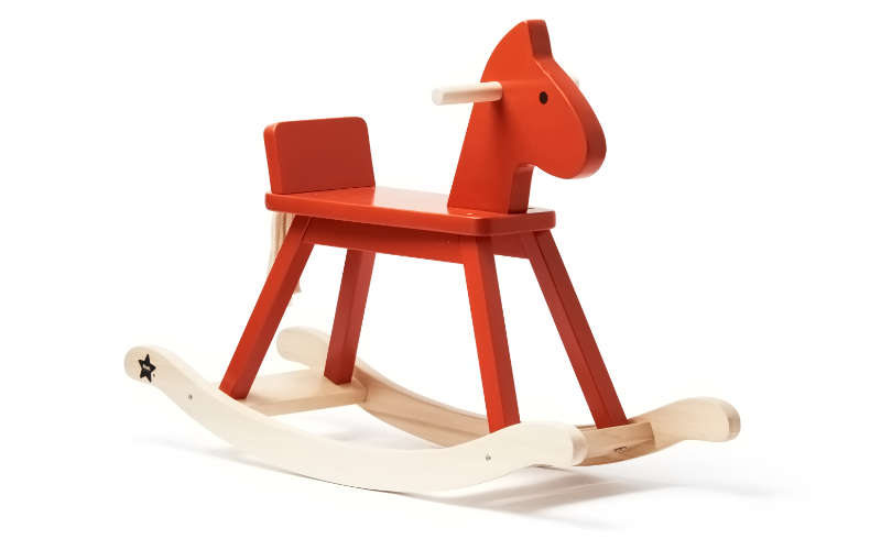 Rocking horse wood by Kids Concept Carl Larsson rocking animal