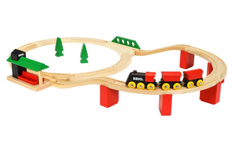 BRIO Eisenbahn | Spielzeug Holzeisenbahn Klassiker für das Kinderzimmer 