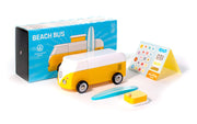 Candylab Toys VW Beach Bus Sunset Gelb | Volkswagen Holzauto Campingbus