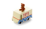 Candylab Toys Candycar Teddy Bear Van Holzspielzeugauto