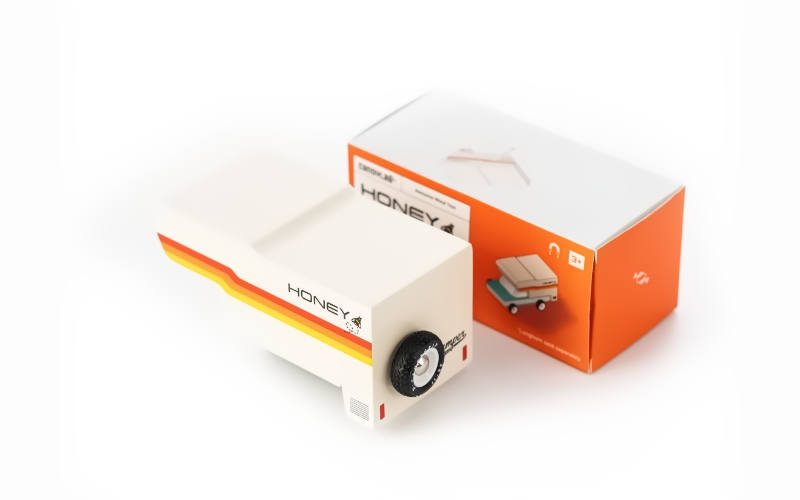 Candylab Toys Honeybee Camper | Holzspielzeug Wohnkabine für Candylab Longhorn