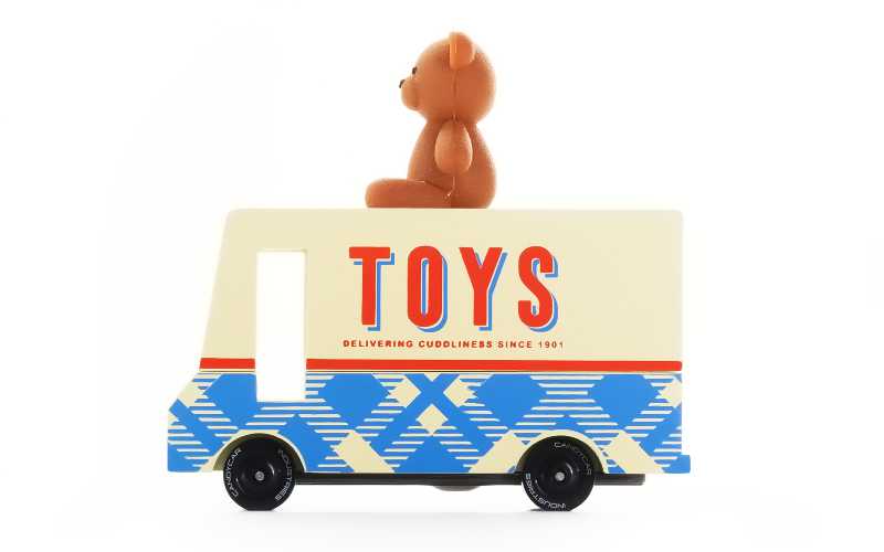 Candylab Toys Teddy Bear Van | Candycar Holzauto