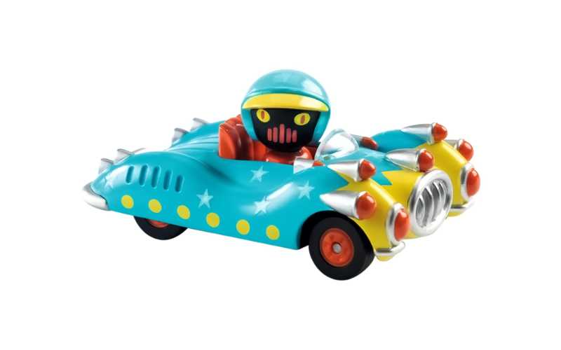 Djeco Crazy Motors Blue Gun Spielzeugauto | Diecast Auto zum Spielen