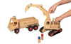 Fagus Bagger aus Holz | Holzspielzeug Fahrzeug von Fagus
