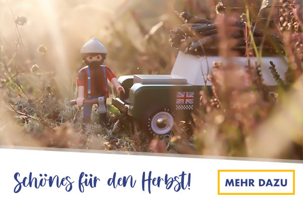 Spielzeug Inspiration für den Herbst | Websiten Banner für die Spielzeug Geschenke Kategorie auf Holzflitzer.de 