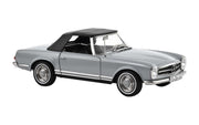 Mercedes Benz 230 SL von 1963 in Grau als 1:18 Modellauto von Norev