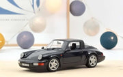 Modellauto des 1991er Porsche 911 Carrera 4 Targa in Blau Metallic | Norev 1:18 Automodelle