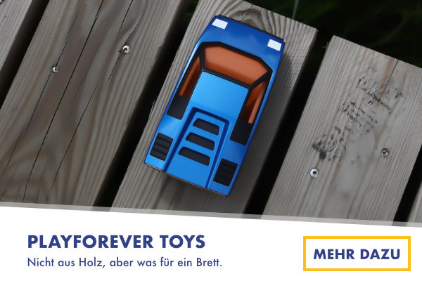 Playforever Toys Flitzer | Websiten Banner für die Spielzeugauto Kategorie auf Holzflitzer.de