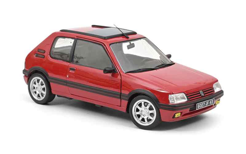 1:18 Peugeot 205 GTi 1.9 rot Modellauto von Norev