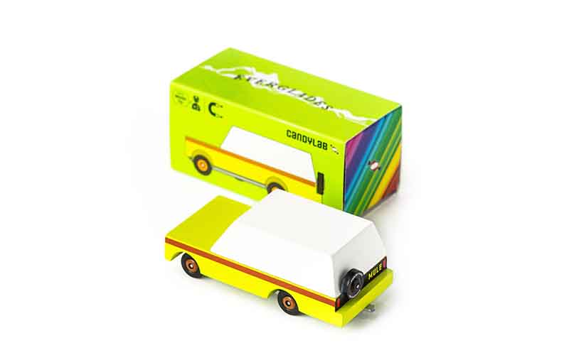 Candylab Toys Candycar Mule "Everglades" | Holz-Spielzeugauto aus Buchenholz