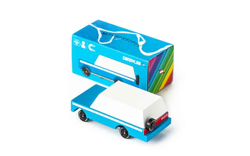 Candylab Toys Candycar Mule "Mississipi" | Holz-Spielzeugauto aus Buchenholz