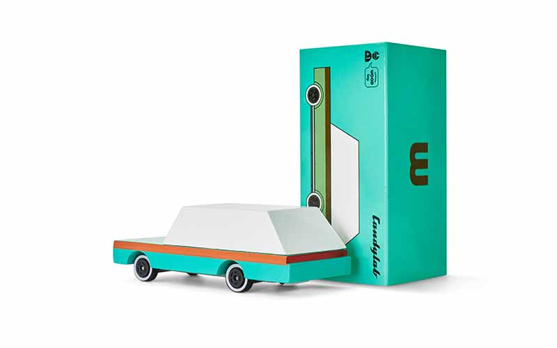 Candylab Toys Candycar Teal Waggon | Holz Spielzeugauto bei Holzflitzer.de