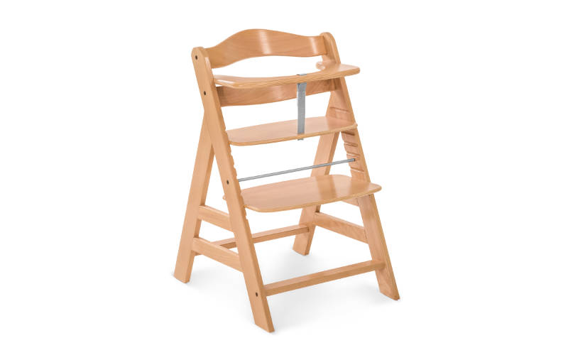 Hauck high chair Baby chair children\'s | Plus (nature) – made wood Alpha & of
