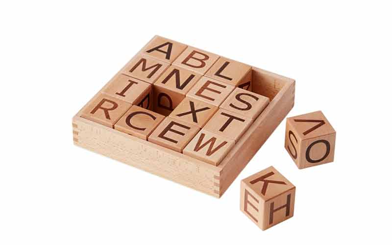 Harnas Inspireren Kansen Houten Alfabet ABC Blokjes van Kids Concept | letters leren – Holzflitzer.de