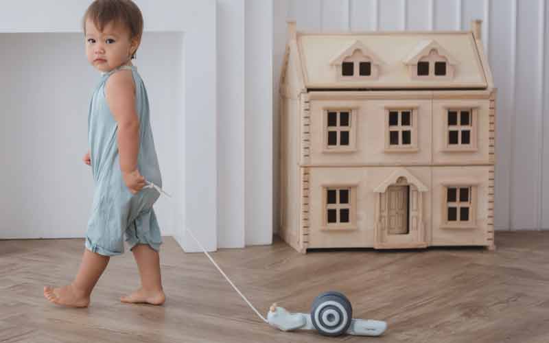 Puppenhaus Holz gross von Plantoys