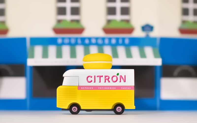 Candycar® Citron Macaron Furgone | Giocattoli Candylab